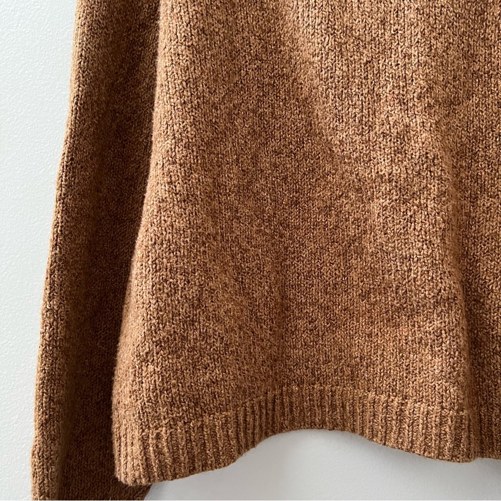 Old Navy | Mock Neck Brown Sweater Sz M - Picture 2 of 5